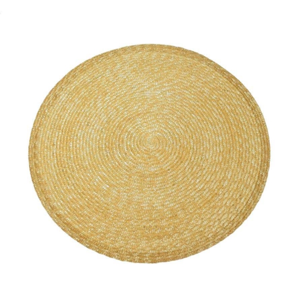 Disco Paja Trenzada, 55 cm. - 004-NATURAL