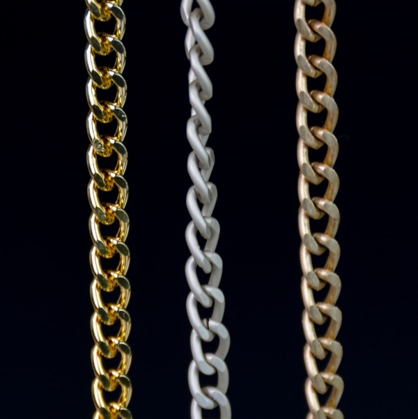 Cadena Golden Gate 6mm. Corte 1 mt.