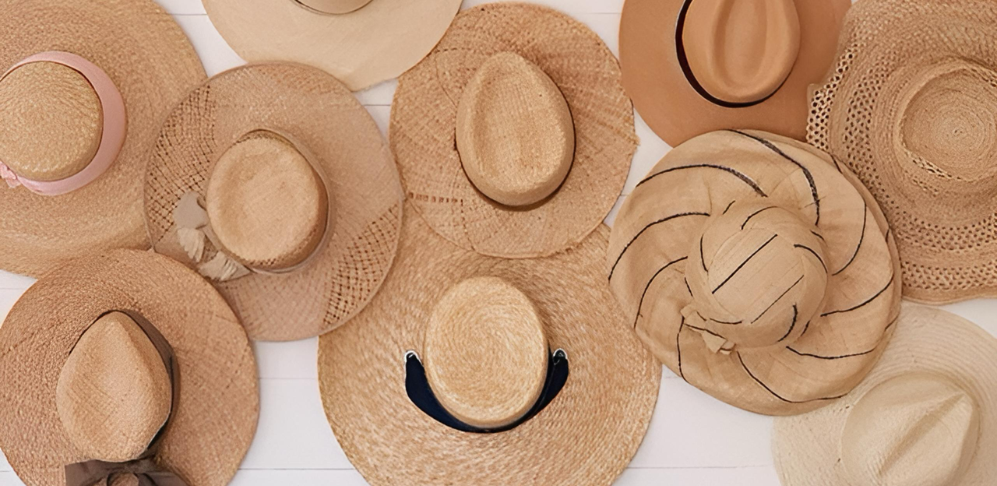Sombreros de paja natural