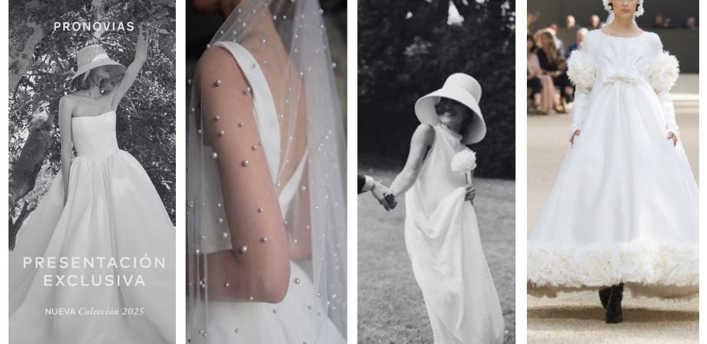 Presentación de novias 2025 de Pronovias, estilo Chanel