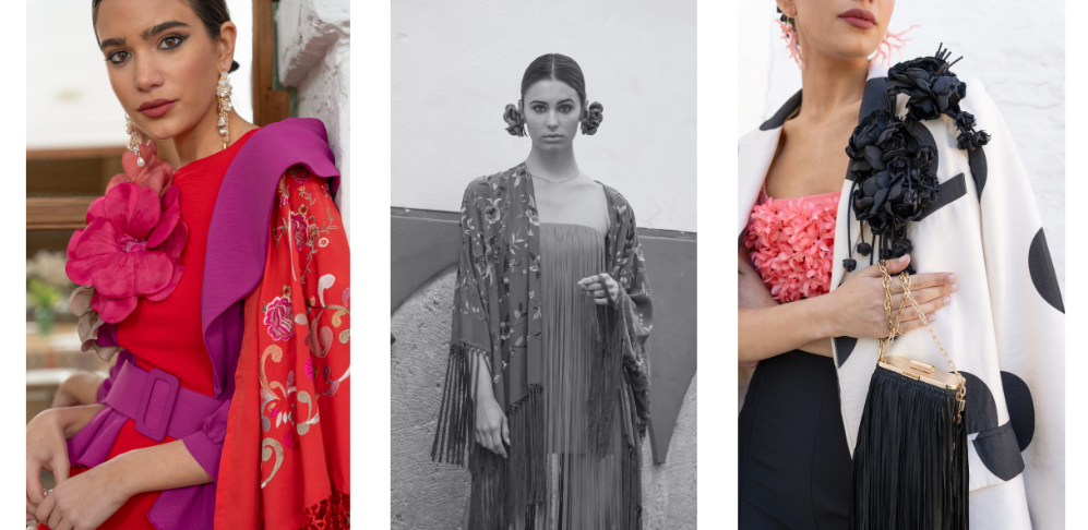 Mantoncillo de flamenca y complementos
