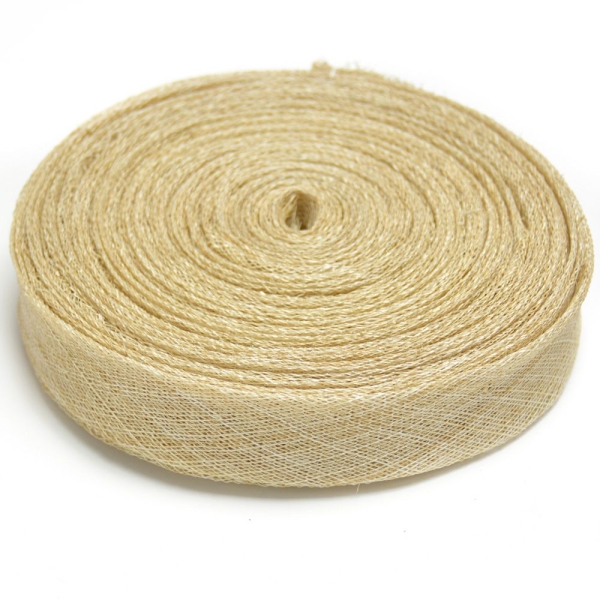 Cinta Bies Sinamay Poco Endurecida, 3 cm - 004-NATURAL