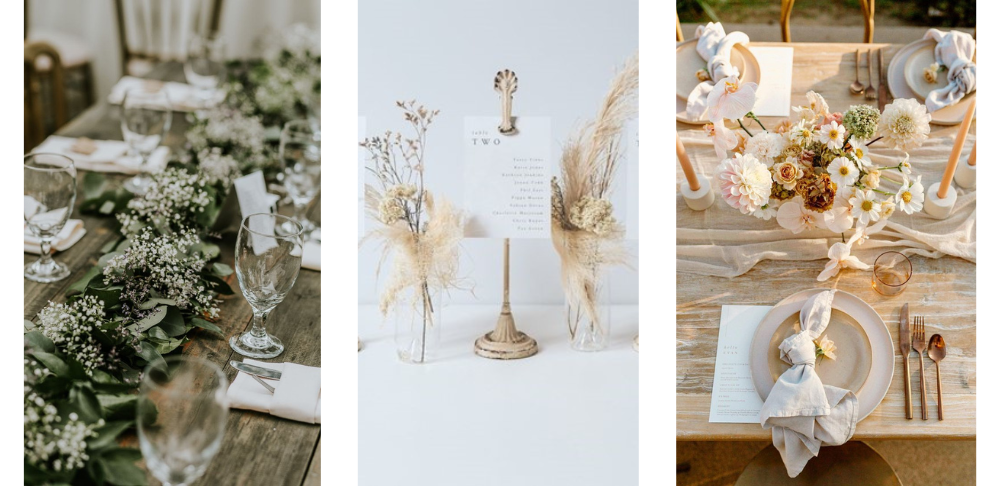 Tendencias de decoración para bodas de otoño