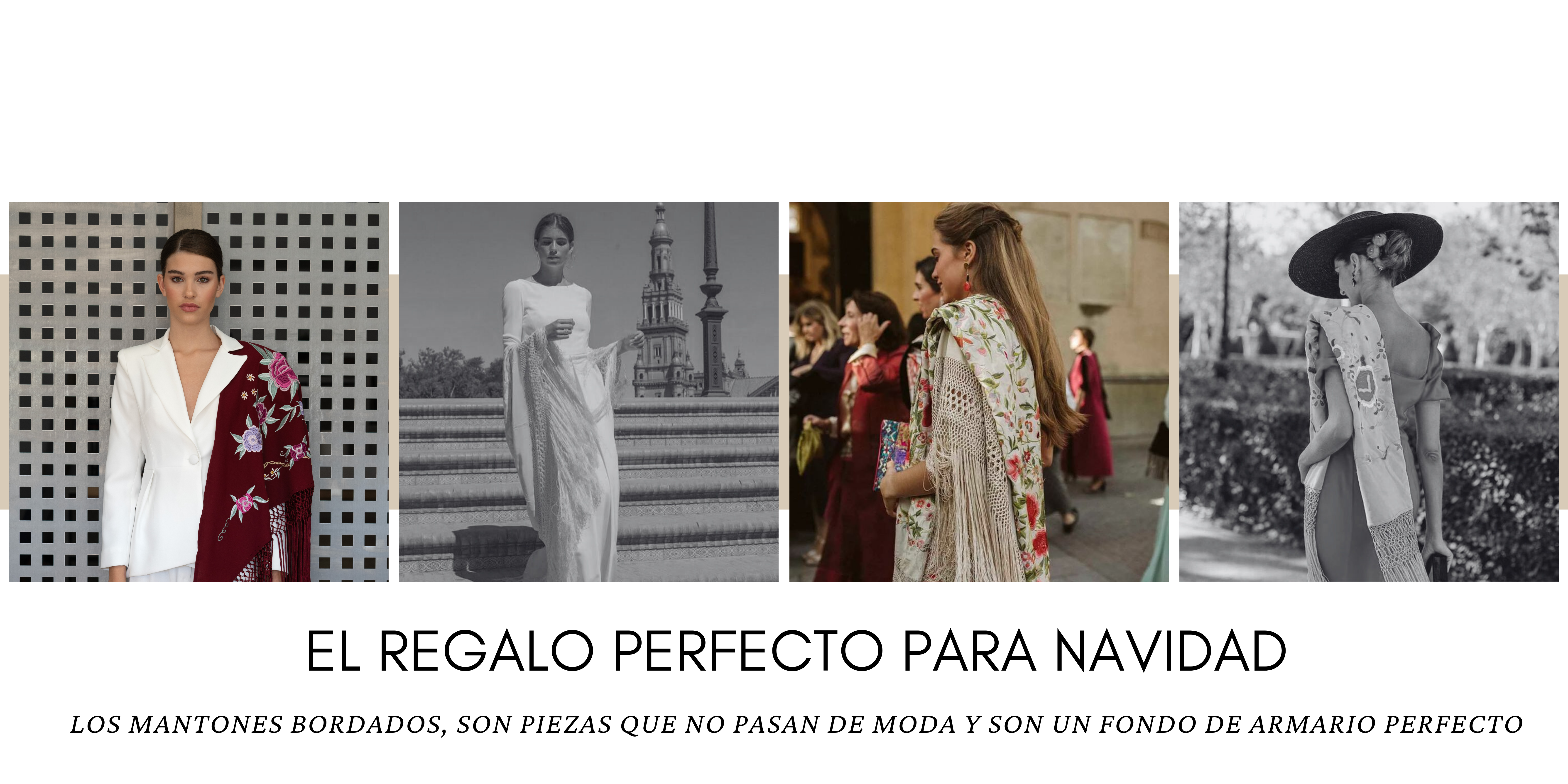 El regalo perfecto para esta navidad: un mantón bordado