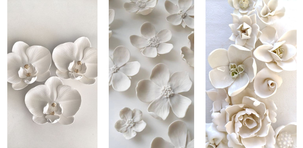 Cómo hacer tus propias flores de porcelana
