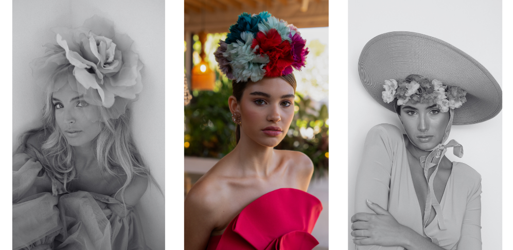Tocados de flores para bodas