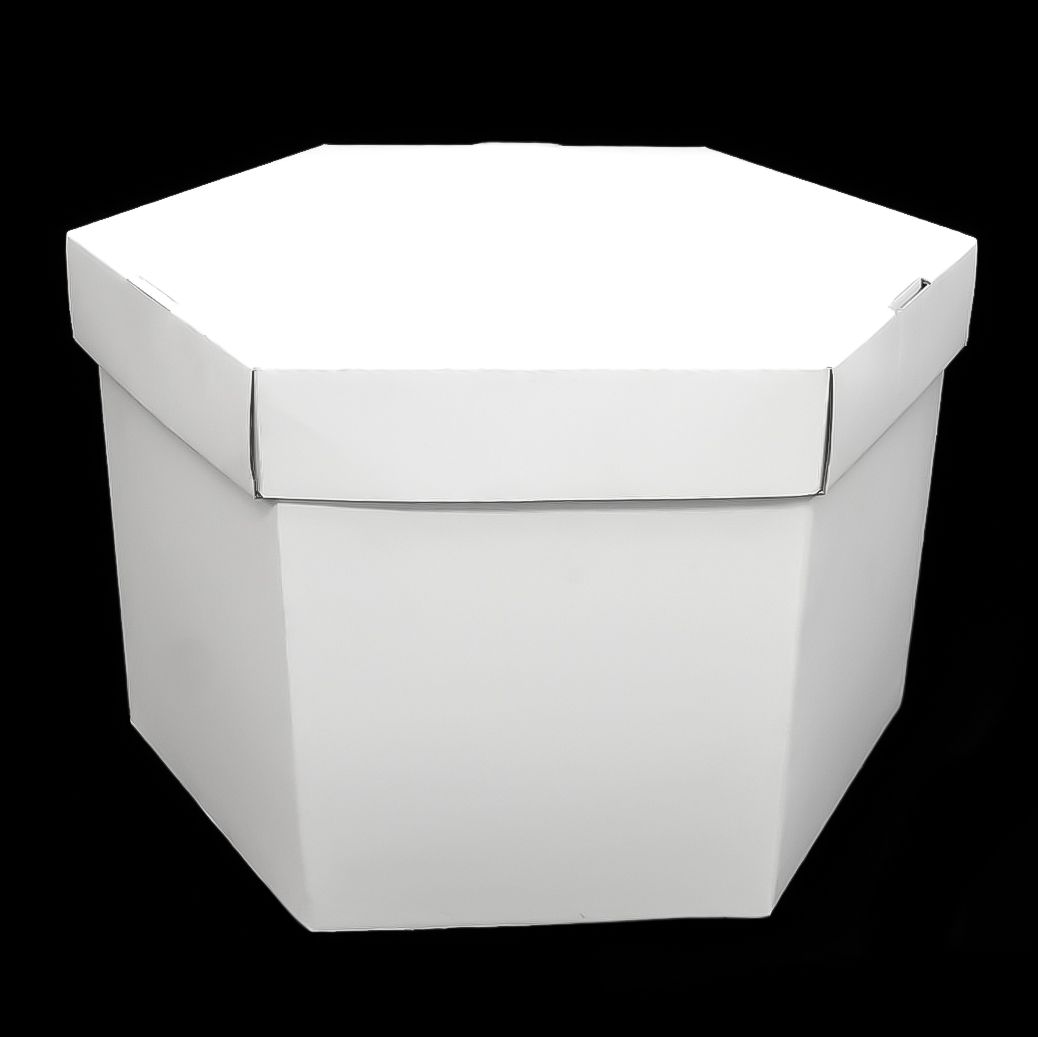 Caja Sombrerera Blanca 35x25 cm.